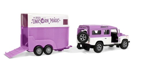 Unicorn Magic Land Rover & Tag-A-Long Trailer